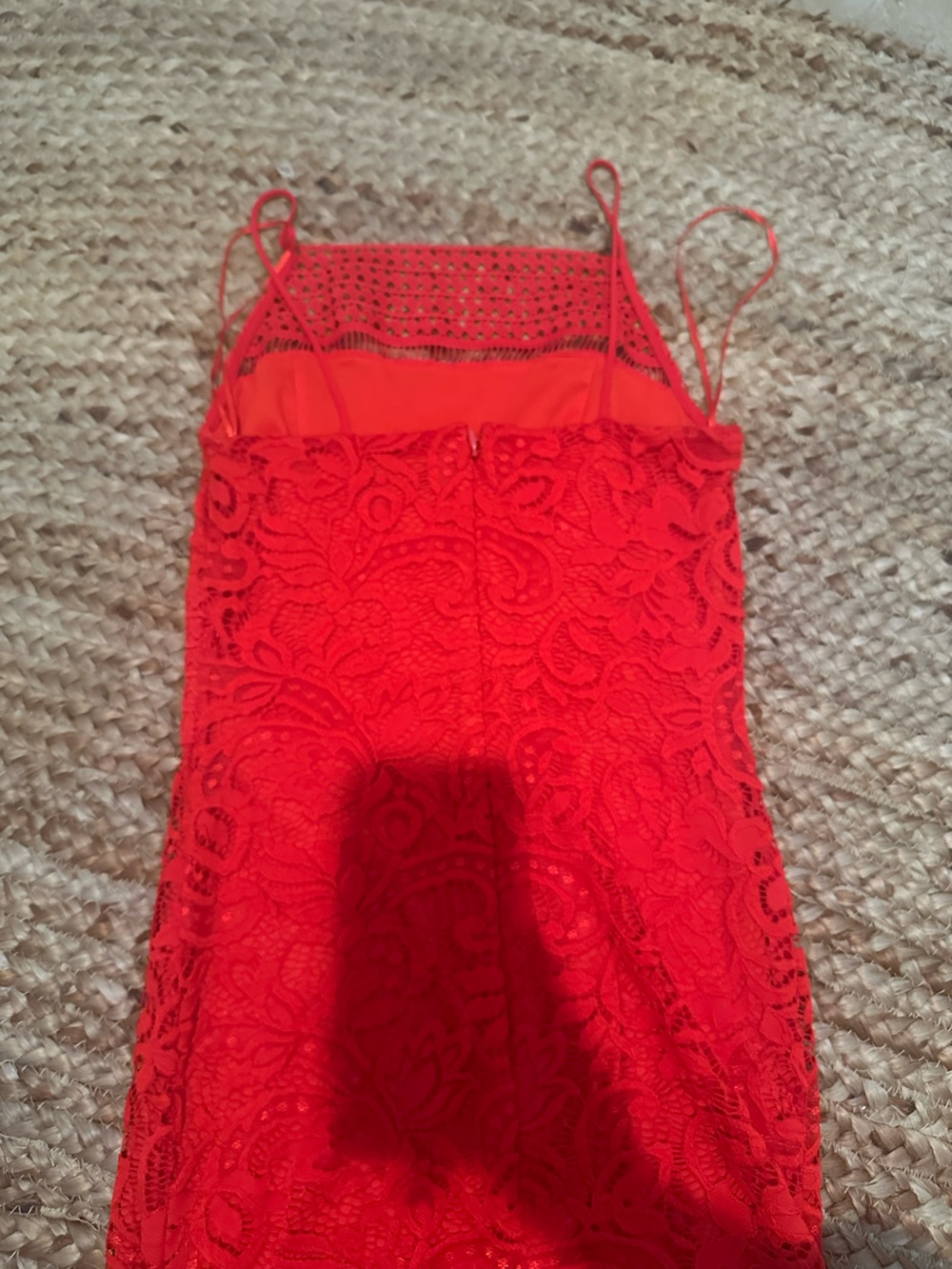 RED TOPSHOP MINI DRESS - Picture 4 of 5